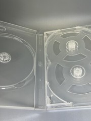 2 Top Quality Original Scanavo 22mm Multi 7 DVD Case, Clear, DVD7/ONET.PB3.KR