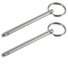 4 Pack Quick Release Pin, Diameter 1/4″6.3mm, Overall Length 3.75″95mm, Usabl…