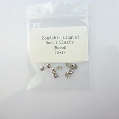 10PCS Orthodontic Lingual buttons Round/Rectangle Direct Bond Eyelets mesh base
