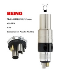 BEING High Speed Handpiece Turbine Dental Fiber Optic NSK Phatelus LED Coupler