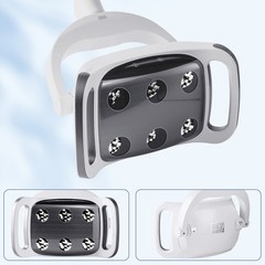 9W Dental 6 LED Lamp Oral Light Lamp For Unit Chair 8-level adjustable Ra90