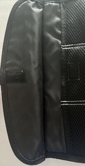 CASE-IT Zipper Pouch for Three-Ring Binder Storage Pink with Black Mesh