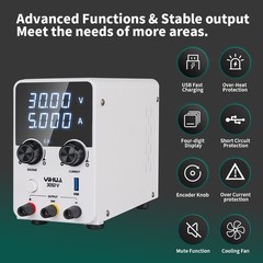YIHUA 305D-V DC Power Supply 0-30V 0-5A Adjustable Digital Lab Bench Supply