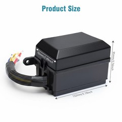 12V Fuse Relay Box 4 Relays and 6 Way ATC/ATO Fuses for Auto Car Marine Boat