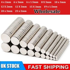 Full Size Neodymium Magnets N52 Disc Round Super Strong Rare Earth Magnet Fridge