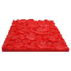 Seamless Texture Stamp Mat for Concrete Molding, 22.83×17.13 Inch Durable PU