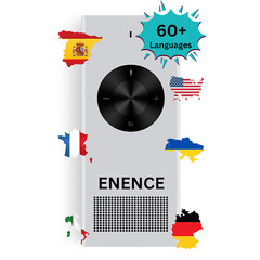ENENCE PRO | Language Translator Device, Two Way Real-Time Voice Translation