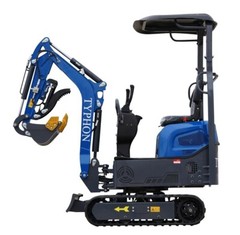 TERROR XI Mini Excavator 1 Ton Digger 13.5hp Gas Tracked Crawler B&S EPA Engine