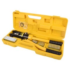 16 Ton Hydraulic Wire Crimper Crimping Tool Battery Cable Lug Terminal 13 Dies