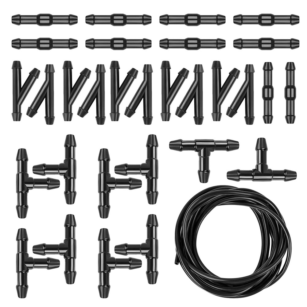 30 PCS Car Windshield Washer Hose Kit, 13.1Ft/4M Washer Fluid Hose, I-Type Y-…