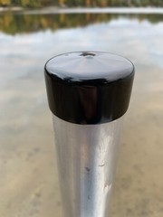 Eight (8) Round Vinyl Cap 1 7/8 (1.875) inch – Dock Post Cap – Pipe Cap-Flexible