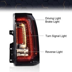 LED Tail Light Right Passenger Side GMC Yukon Yukon XL 2015-2020 Denali SLE SLT