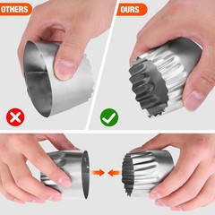 ValueMax 5-Blades Hand Crimper Gutter Sheet Metal Crimping Tool for 24-28 Gauges