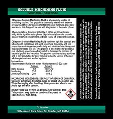 Premium Soluble Machining Fluid 128 FL OZ – Non-Chlorinated Metalworking Coolant