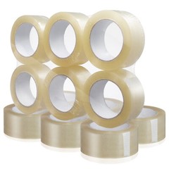 12 Rolls Clear Packing Shipping Tape – 2.7mil 2″ x 120 yards