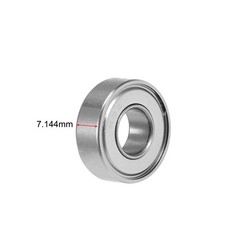 R6ZZ Deep Groove Ball Bearing 3/8″x7/8″x9/32″ Shielded GCr15 Bearings 2pcs