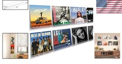 Vinyl Record Display Wall Mount Album Storage for 12 Inch Frame Display With …
