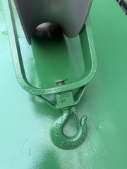 Greenlee 18 inch 4000lbs Sheave Cable Puller Tugger. Works Fine. 6/12 #5
