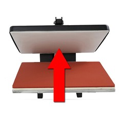 16×24 Inches Heat Press Machine 1800w Clamshell Sublimation Printer For T-shirt