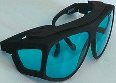 2 Pair ViziLite Zila Laser Safety Glasses OD 4+ 430-580nm #39 Cases