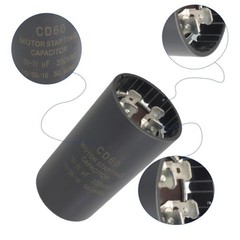 59 71 MFD uF 220VAC CD60 Circular Motor Starting Capacitors Franklin Control