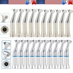 Dental Low Speed Handpieces Contra Angle Push Button E-Type fit FG 1.60mm Burs