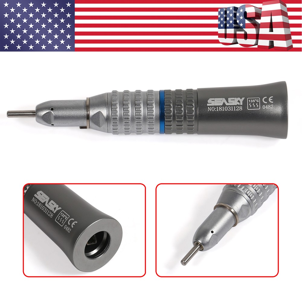 Low Speed Handpiece 1:1 Straight Nose Cone E-type USA Dental
