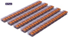 WAGO 221-413 Lever Nut Wire Connectors 50 Pack FAST SHIP Genuine 3 Conductor