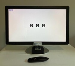 SNELLEN EYE CHART / DIGITAL VISUAL ACUITY SYSTEM made in the USA