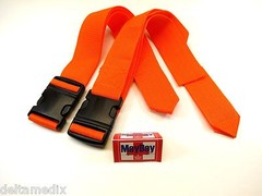 Medical Emergency Standard Strap Stretchers Belt Spine Board Set /2 191-MAYDAY