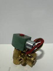 1/4” ASCO Brass 8321G001 Solenoid Valve 120/60 3W NC NEW OPEN BOX