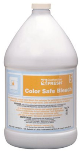 Spartan Color Safe Bleach 1 Gal 8/Case Commercial Laundry Supply 700504