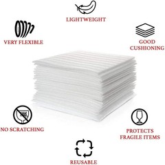 12″x12″ Foam Wrap Sheets for Packing Moving Supplies, Cushion Foam Wrap Packing