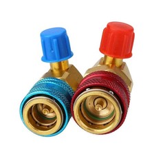 Manifold Adapter Set AC Quick Coupler 1/4″ SAE R134A High Low Side