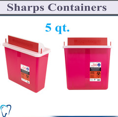 Prevent Sharps Container 1 qt, 2 qt, 5 qt., 1 gal, 2 gal., Locking & Horizontal