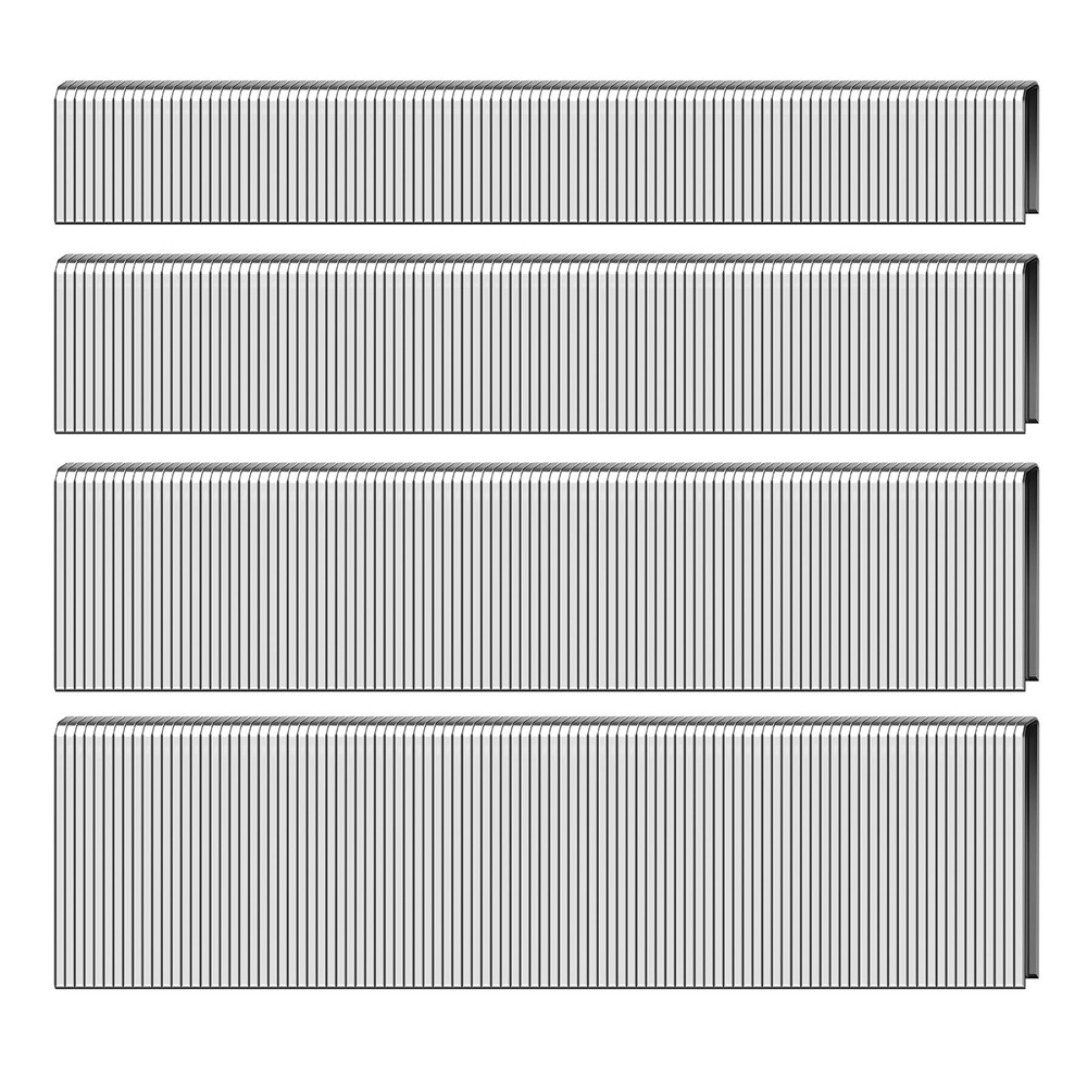 HW HAMWOO 18 Gauge 1/4″ Narrow Crown Staples,1/2″,3/4″,1″,1-1/4″:2400pcs | 18…