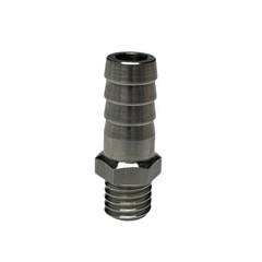 M10X1.5 Male Thread To 10mm 3/8” Hose Barb Stainless Steel Fitting Adapter