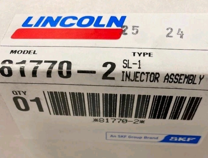 LINCOLN 81770-2 TYPE SL-1 INJECTOR ASSEMBLY