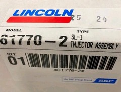 LINCOLN 81770-2 TYPE SL-1 INJECTOR ASSEMBLY