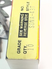VALENITE SDNA-43T CARBIDE INSERT SEAT QUANTITY 10 (26MY654)