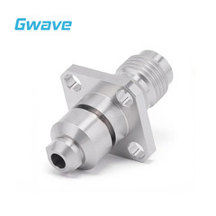 2.4mm Female Connector with 4 Hole Flange for .086′ Series Cables, DC – 50GHz
