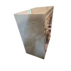 Wall Mounted Steel AED Storage Cabinet White Defibrillator Box Case – No Key