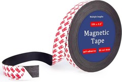 10 Feet x1/2 in Magnetic Tape Strips Roll with Strong Adhesive for Fridge