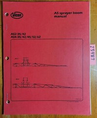 Vicon AS-235 AS2-42 AS4-35 AS4-42 AS4-45 AS4-52 AS4-62 AS Sprayer Boom Op Manual