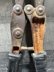 National Telephone Supply Co. Nicropress 51-PEACH Manual Swaging Tool. ID A