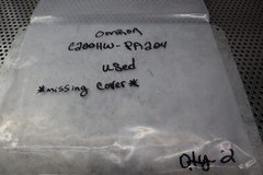 Omron C200HW-PA204 Power Supply AC100-120/200-240V 50/60Hz Used (Missing Cover)