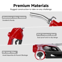 1 inch NPT Automatic Fuel Nozzle Auto Shut-Off Fueling Nozzle with Swivel Joint