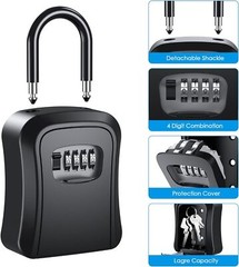 Key Storage Lock Real Estate Lock Box Realtor Guard Combination Over knob US
