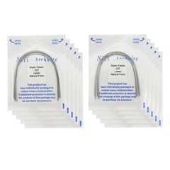 100pcs Dental Orthodontic Niti Arch Wire Natural Form Arches Round Rectangular