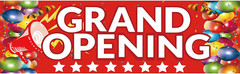 Grand Opening Banner New Store Grand Opening Sign and Rope Oxford Cloth Grand